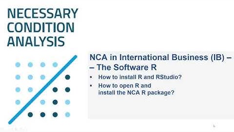 NCA - The software