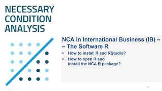 NCA - The software