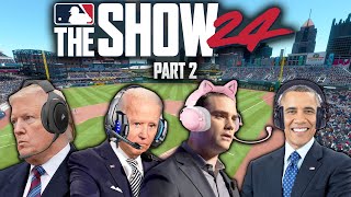 US Presidents Play MLB The Show 24 (Part 2)