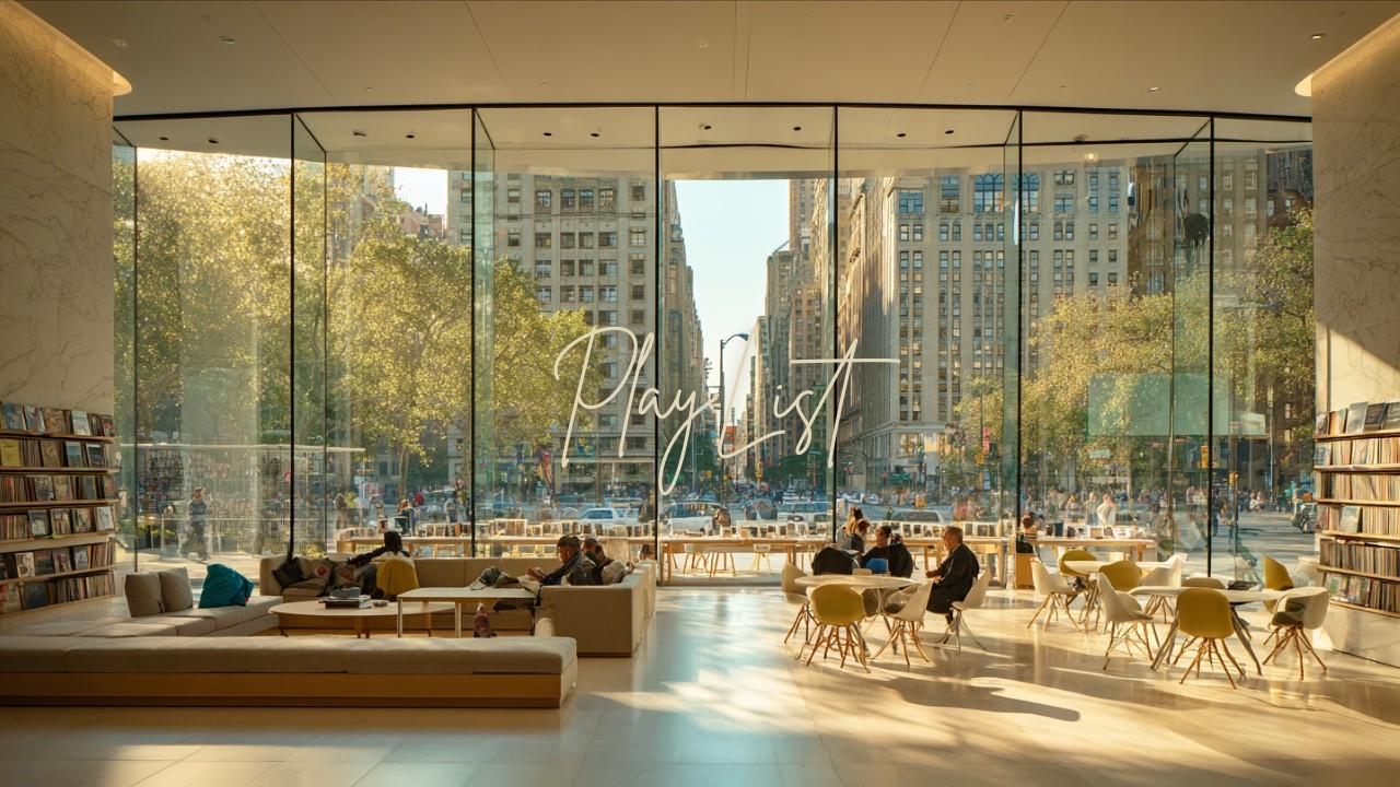 𝑷𝒍𝒂𝒚𝑳𝒊𝒔𝒕_뉴욕 카페에 앉아 있는 기분, 살랑거리는 재즈🎧Feels Like Sitting in a New York Café | Breezy Jazz Playlist