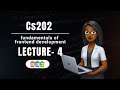 CS202 Fundamentals of frontend development | Lecture 4| Virtual University VU |Short Updated lecture
