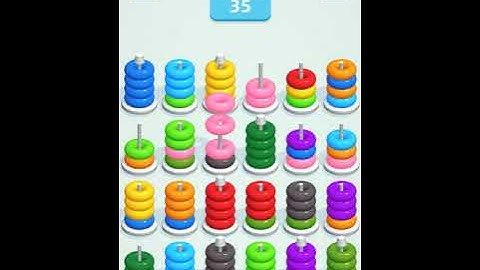 Hoop Sort Puzzle Level 391 - 400 Walkthrough | PuzzleChallenge ✔️