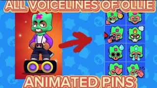 All Voice Lines & Animated Pins of Ollie