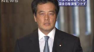 「普天間」協議問題での岡田外務大臣の訪米中止（09/11/04）