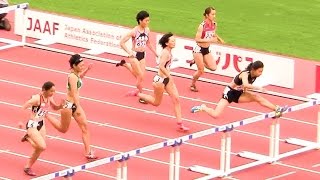 2016ジュニア陸上女子 100ｍH 準決勝3組 20161021