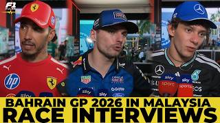 F1 Drivers Race Interviews Bahrain GP in Malaysia 2026