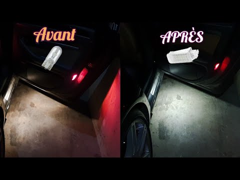 INSTALLATION ÉCLAIRAGE💡DE BAS DE PORTE À LED 🙋‍♂️ DANS MON AUDI A8 ‼️