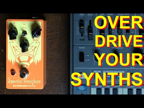 Special Cranker on synthesizers & drum machines -  Earthquaker Devices