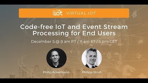 Code-free IoT and Event Stream Processing for End Users | Virtual IoT