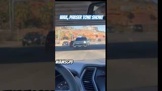 St George Police Department Chevrolet Tahoe  Responding Code 3 With A Switch of Wail and Phaser.