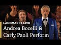 Andrea bocelli  carly paoli sing time to say goodbye  landmarks live in concert  gp on pbs