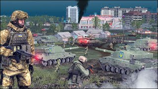 UKRAINIAN SPRING OFFENSIVE - CHALLENGER 2 vs T-14 ARMATA TANK by WarfareGaming 125,151 views 1 year ago 6 minutes, 42 seconds