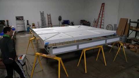 Pier-Tech Tele-Station 7 (Low profile roof) with roof support framing.