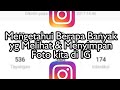 Cara Mengetahui Berapa Banyak yg Melihat Menyimpan Foto Kita Di Instagram