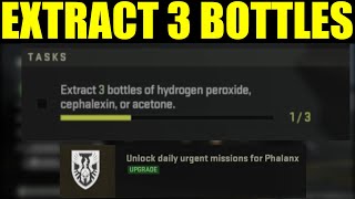 how to &quot;Extract 3 bottles of hydrogen peroxide cephalexin or acetone&quot; DMZ Location