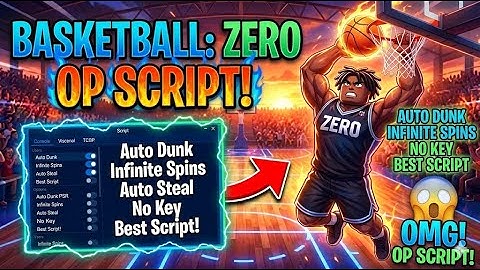 Basketball: Zero New Script, Auto Dunk & Infinite Spins & more - 2025