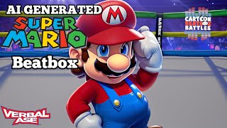AI Generated Mario Beatbox - Cartoon Beatbox Battles