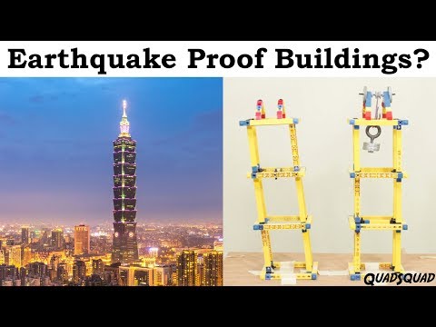 Earthquake Proof Buildings?   Science Fair Project with Justin