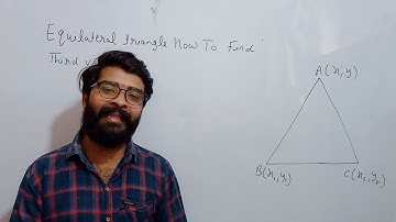 How to find third vertex of equilateral triangle ll short trick ll IIT jee ,NDA, Airforce,uptu,