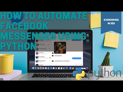 How to automate Facebook Messenger using Python || Python Project || CodingKid