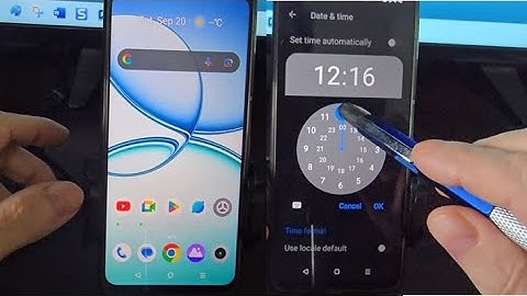 How to change time in Realme 15T | Time settings in realme 15T