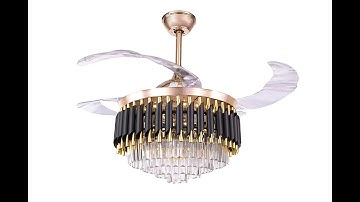 Hans lightings chandelier fan installation 9273
