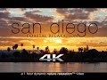 4K: San Diego Coastal Relaxation 1HR Nature Video w/ Ocean Sounds UHD