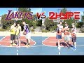 2HYPE vs LAKERS 3v3 BASKETBALL GAME ft AJ Lapray