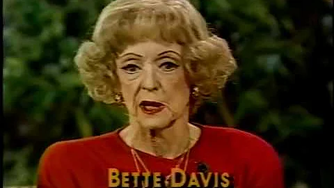 Bette Davis, David Hartman--1985 TV Interview