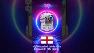 Highest rated English cards in fifa history fifa eafc