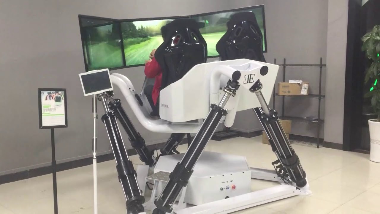 VR racing simulator 6 DOF High End - YouTube