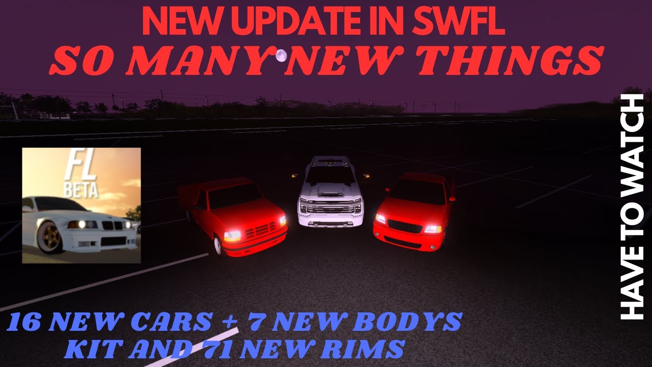 NEW SWFL UPDATE 71 NEW RIMS 16 NEW CARS AND 7 NEW BODY KITS Roblox new-swfl-update-71-new-rims-16-new-cars-and-7-new-body-kits-roblox