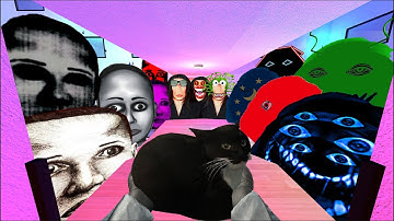 Saving Maxwell Cat From Angry Munci, Selene Delgado And Rosalia Bizcochito Family Nextbot Gmod