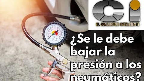 ¿Puede bajar la presión de los neumáticos sin motivo?