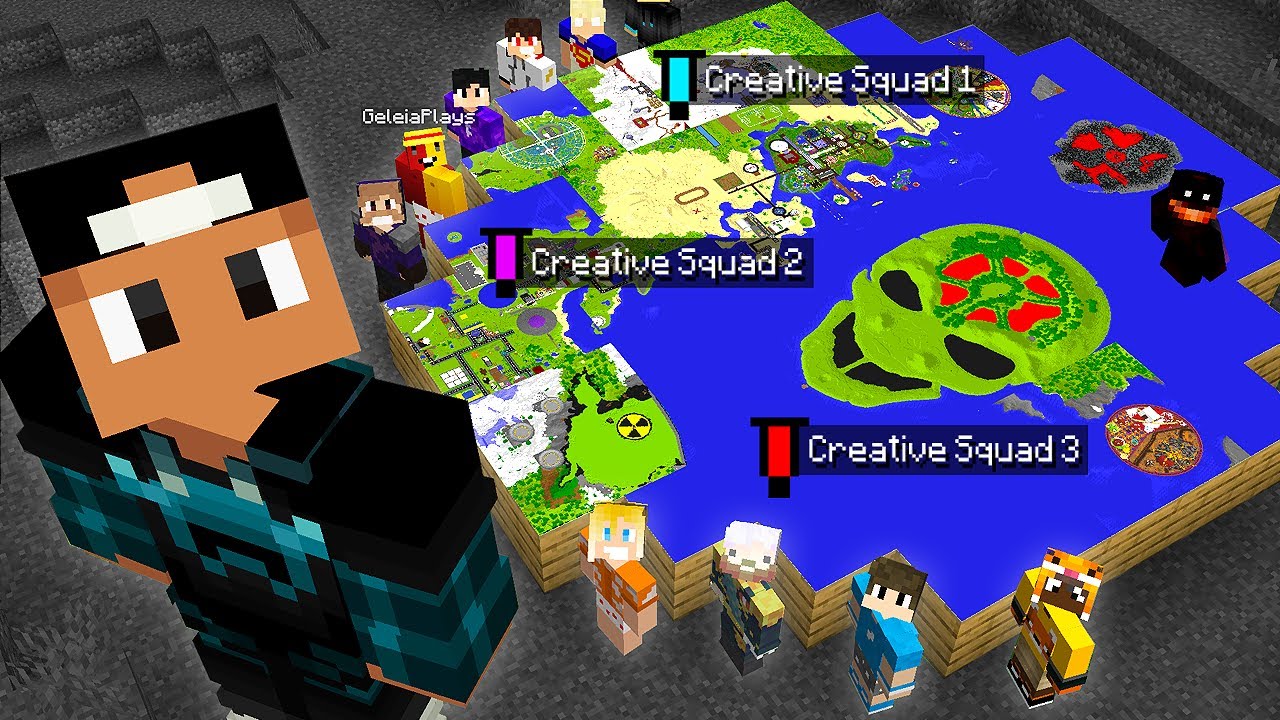 Minecraft: O Mega Tour pelo Mundo da Creative Squad 3! 😲 