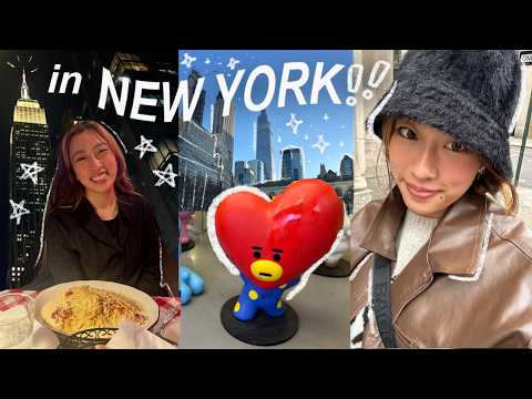 new york city girls trip vlog 🗽 | shopping in soho, jazz bar, line friends store, bagels and brunch