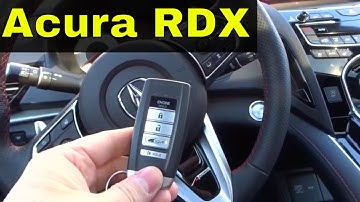 Acura RDX-How To Start The Engine If Your Key Fob Battery Is Low-Tutorial