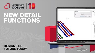 DDScad Mechanical and Plumbing: New detail functions for better planning efficiency