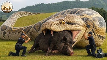 Brave Heroes: Animal Rescue – Farmers Save Pig from Giant Python Attack #21