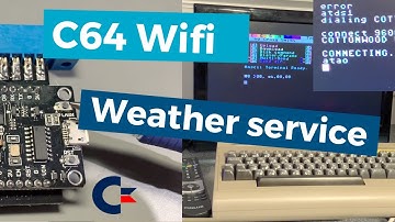 Commodore 64 WiFi - Creating a weather service