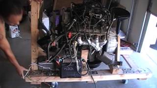 Wood Engine Test Stand Part 21 LS1 Engine Mount