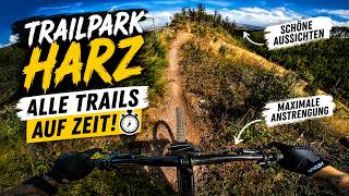 ALLE TRAILS AUF ZEIT! 🔥 Schaffe ich den Trailpark Harz