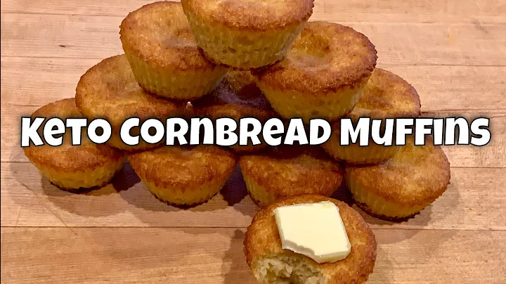 Delicious and Moist Keto Cornbread Muffins: Low Carb and 2g net carbs