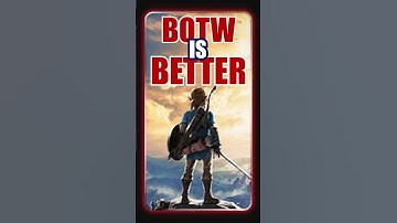 Breath of the Wild is Better than Tears of the Kingdom! #zelda #nintendo #botw #totk #shorts
