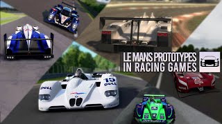 Le Mans Prototypes in Racing Games