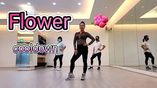 ZUMBA  FLOWER '꽃' JISOO | COOLDOWN | ZUMBADANCE  | K-POP CHOREO elisa🐰🌺🌺