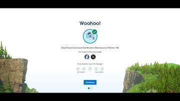 Data Cloud Consultant Certification Maintenance (Winter ’26) in Trailhead Salesforce