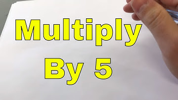 How To Multiply Any Number By 5 Fast-Math Trick