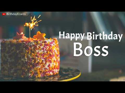 generation grænse mixer Happy birthday greetings for Boss | Best birthday wishes & messages for Boss  - YouTube