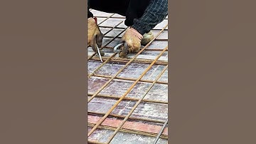 Binding rebar - a good tool to help the work